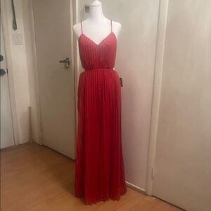 Express Vibrant Red Maxi Dress